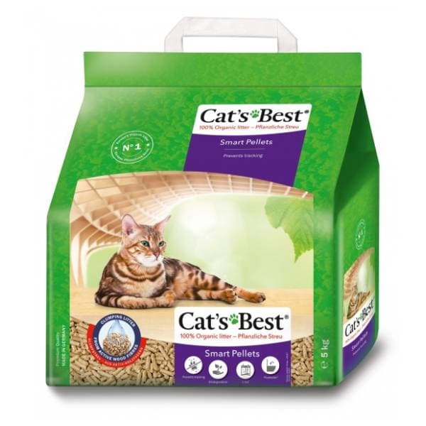 CATS BEST Smart upijajući biljni posip za mačke 5kg 0
