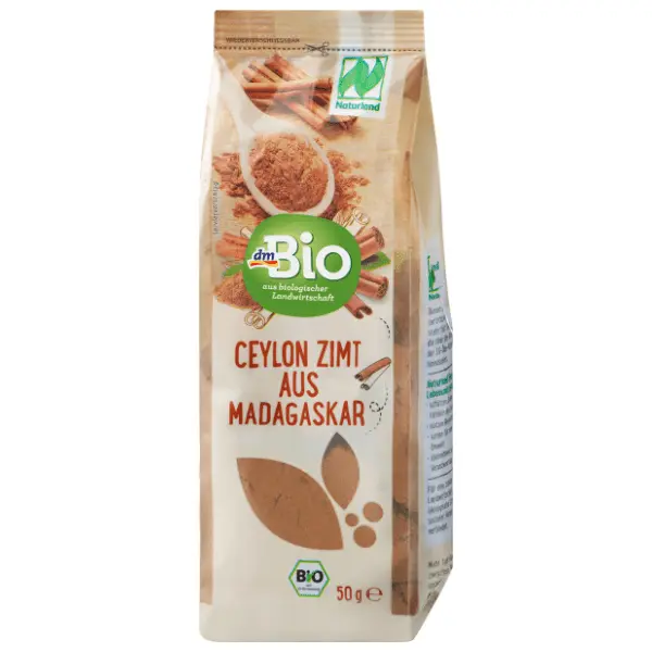 Cimet DM BIO Naturland mleveni cejlonski 50g 0