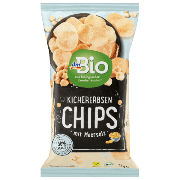 Čips DM BIO leblebija i morska so 75g 0