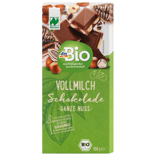 Čokolada DM BIO lešnik 100g 0