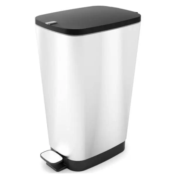 CURVER kanta za smeće chic steel metalik siva 50l 0
