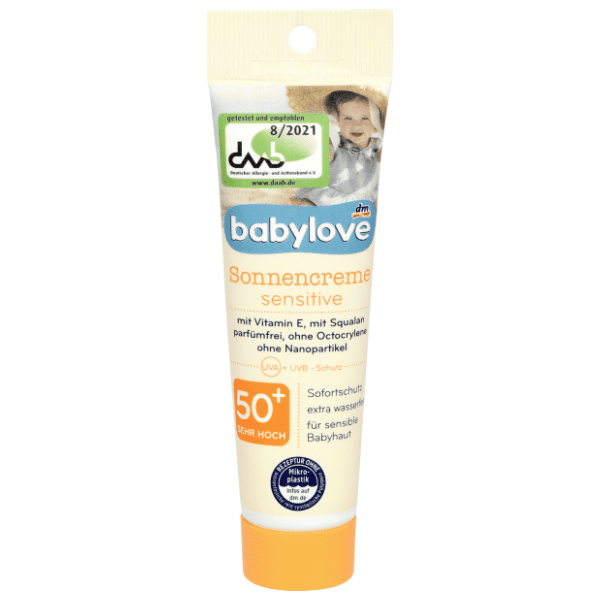 Dečija krema za sunčanje BABYLOVE Sensitive SPF50+ 30ml 0