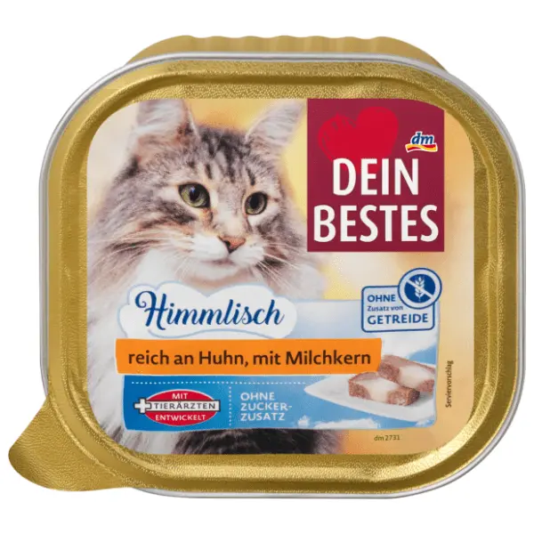 DEIN BESTES Himmlisch hrana za odrasle mačke piletina i mleko 100g 0