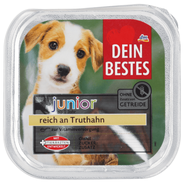DEIN BESTES Junior hrana za pse ćuretina 150g 0