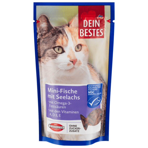 DEIN BESTES mini grickalice za mačke ukus ribe 65g 0