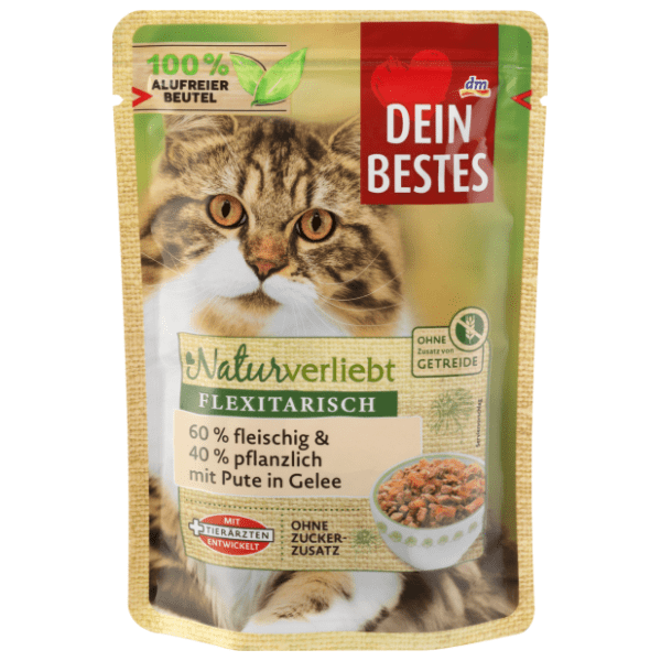 DEIN BESTES Naturverliebt hrana za odrasle mačke ćuretina 100g 0