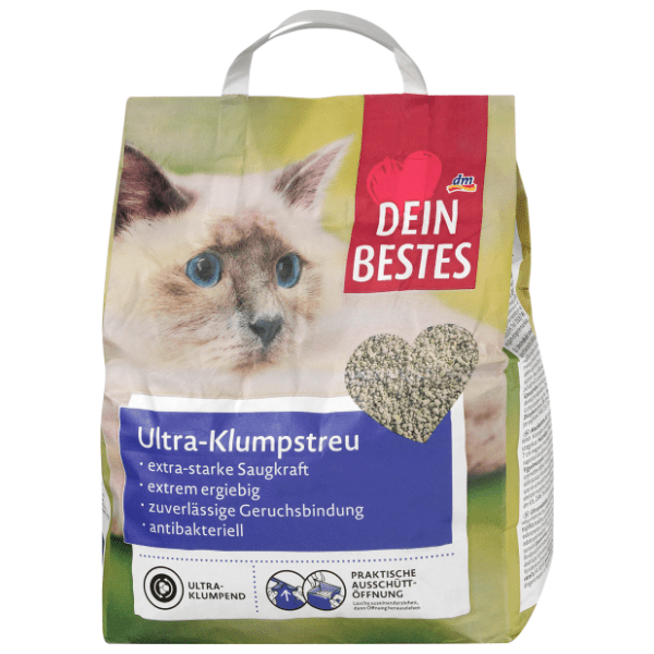 DEIN BESTES Ultra beli pesak za mačke 6l 0