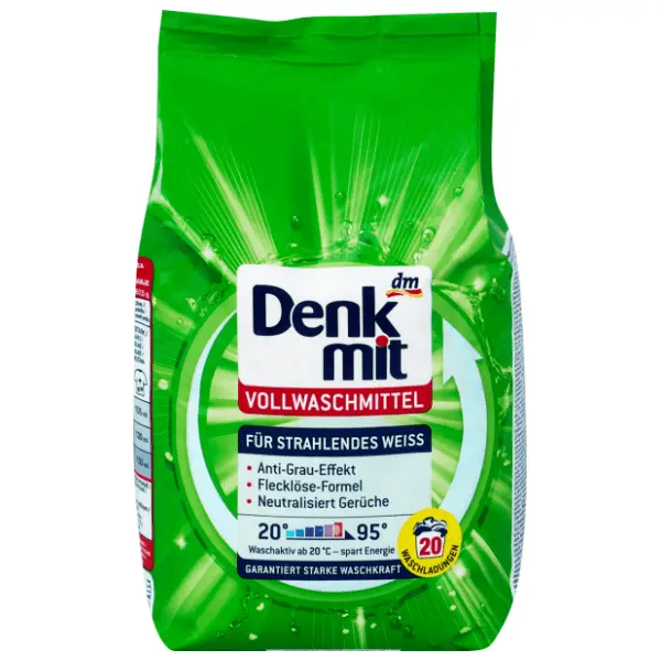 DENKMIT deterdžent za beli veš 20 pranja (1,35kg) 0