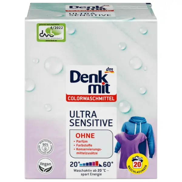 DENKMIT Ultra sensitive deterdžent za veš 20 pranja (1,35kg) 0