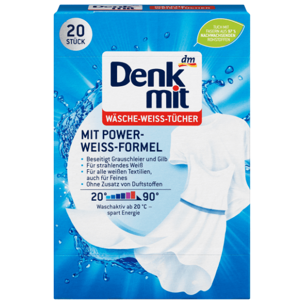 DENKMIT maramice za izbeljivanje veša 20kom 0