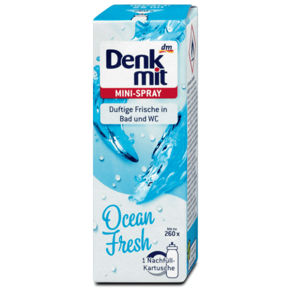 DENKMIT mini osveživač u spreju ocean fresh 25ml 0