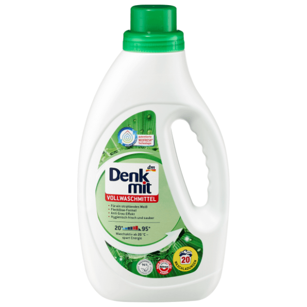 DENKMIT tečni deterdžent za beli veš 20 pranja 0