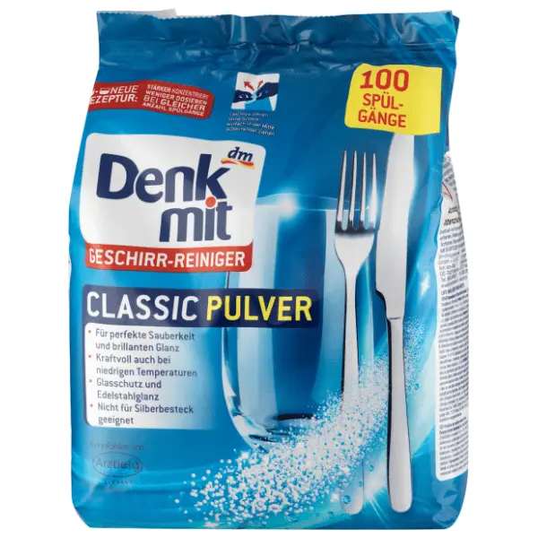 Deterdžent DENKMIT Classic za mašinsko pranje sudova 1,5kg 0