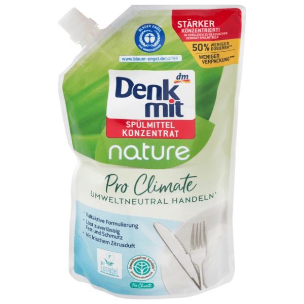 Deterdžent za posuđe DENKMIT Nature pro climate dopuna 500ml 0