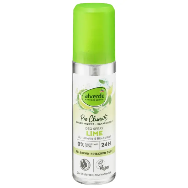 Dezodorans ALVERDE Pro climate organska limeta i žalfija 75ml 0