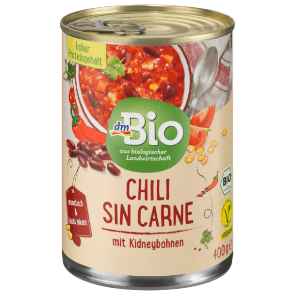 DM BIO pasulj sa čilijem 400g 0