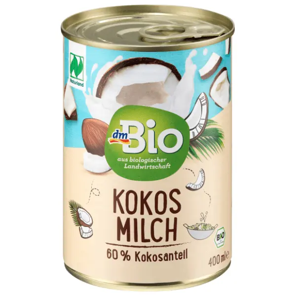 DM BIO kokosovo mleko od ceđenog jezgra kokosa 400ml 0