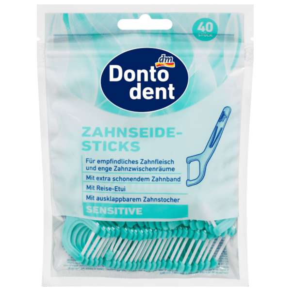 DONTODENT Sensitive konac za zube na štapiću 40kom 0