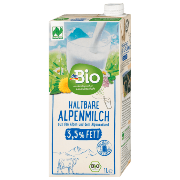 Dugotrajno mleko DM BIO alpsko organsko 3,5%mm 1l 0