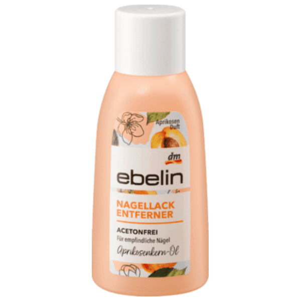 EBELIN odstranjivač laka bez acetona kajsija 125ml 0