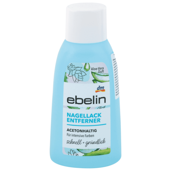 EBELIN skidač laka za nokte sa acetonom aloe vera 125ml 0