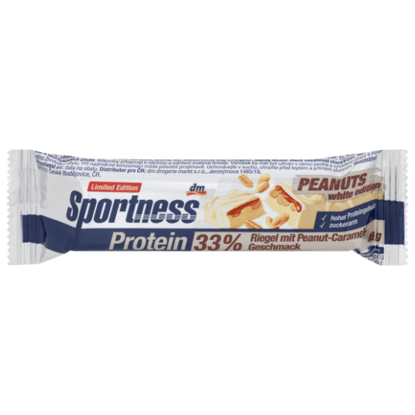 Energetska štanglica SPORTNESS kikiriki i karamela 40g 0