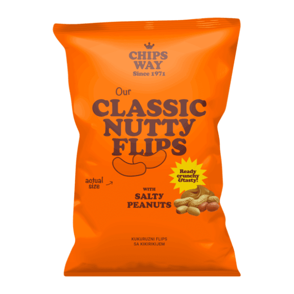 Flips CHIPS WAY Gricko sa kikirikijem 150g 0