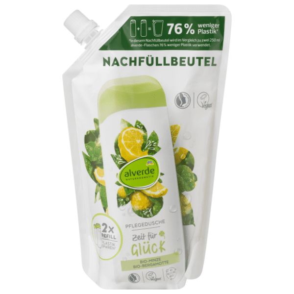 Gel za tuširanje ALVERDE nana i bergamot dopuna 500ml 0