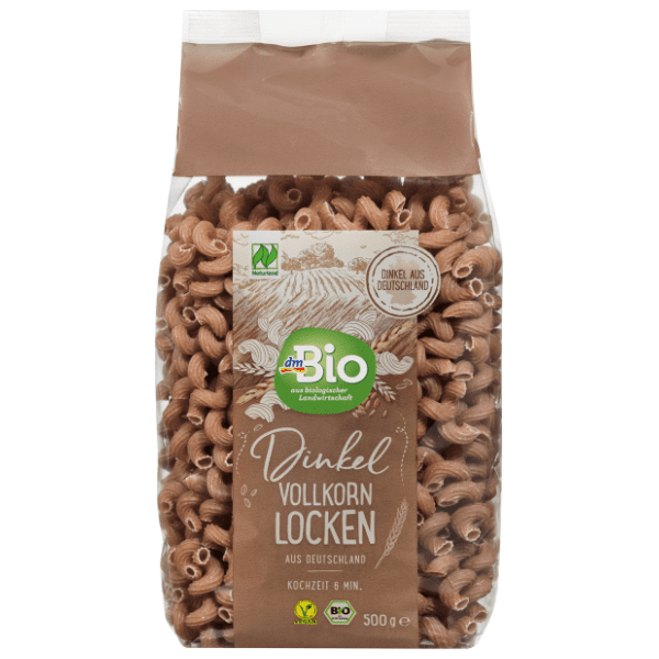 Integralna testenina DM BIO od spelte spirale 500g 0