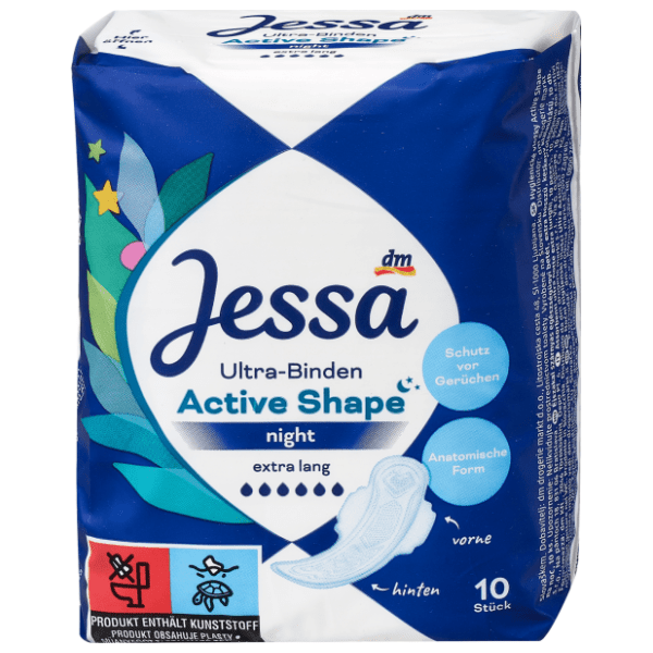 JESSA Active shape ultra noćni ulošci ekstra dugi 10kom 0