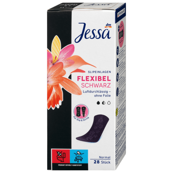 JESSA Normal fleksibilni dnevni ulošci crni 28kom 0