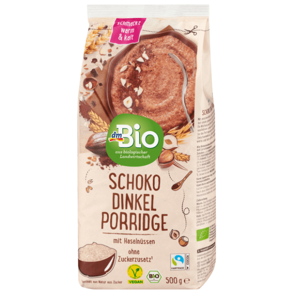 DM BIO kaša spelta kakao i lešnik 500g 0