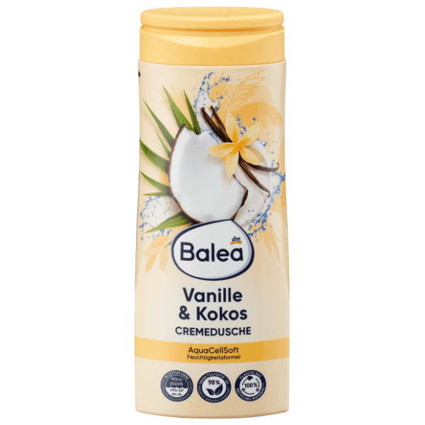 Kremasti gel za tuširanje BALEA vanila i kokos 300ml 0