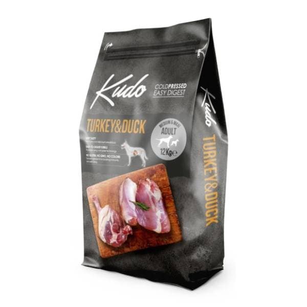 KUDO Medium & maxi adult ćuretina i pačetina 12kg 0