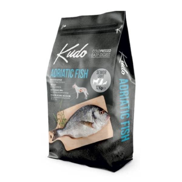 KUDO Senior light hrana za pse Jadranska riba 12kg 0