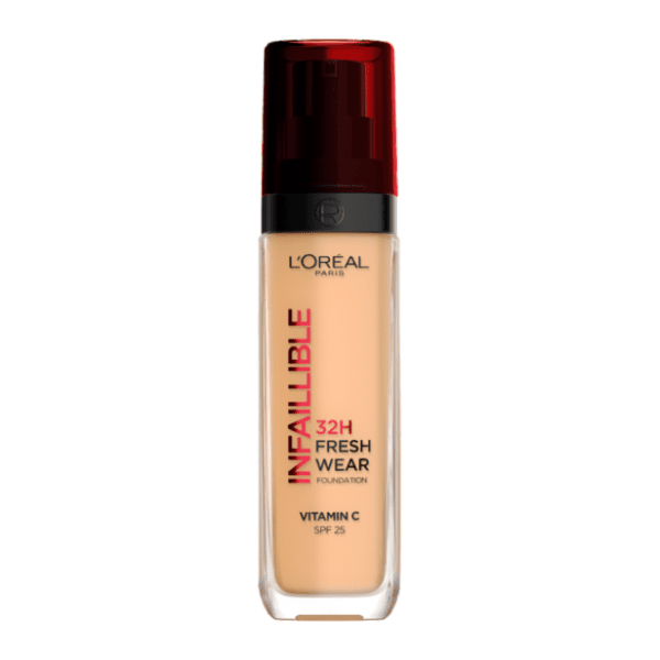 L'OREAL Infaillible 32h fresh wear tečni puder SPF25 235 honey 0