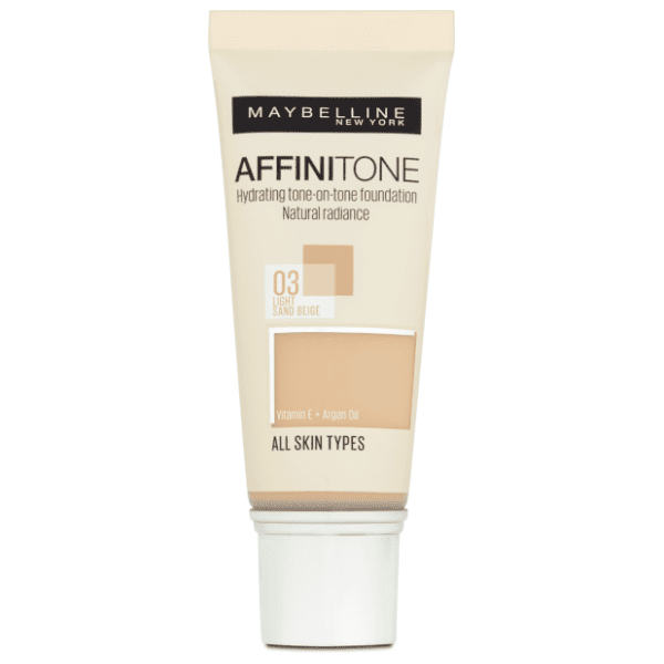 MAYBELLINE Affinitone tečni puder 03 light sand beige 0