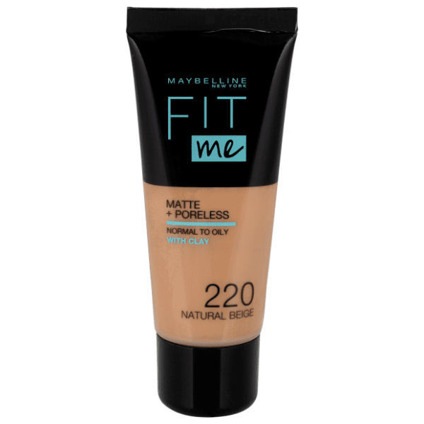 MAYBELLINE Fit me matte tečni puder 220 natural beige 30ml 0