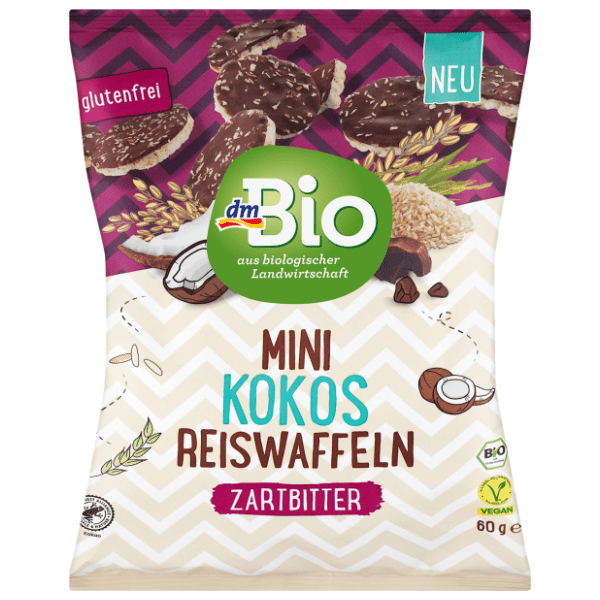 Mini pirinčane galete DM BIO kokos i čokolada 60g 0