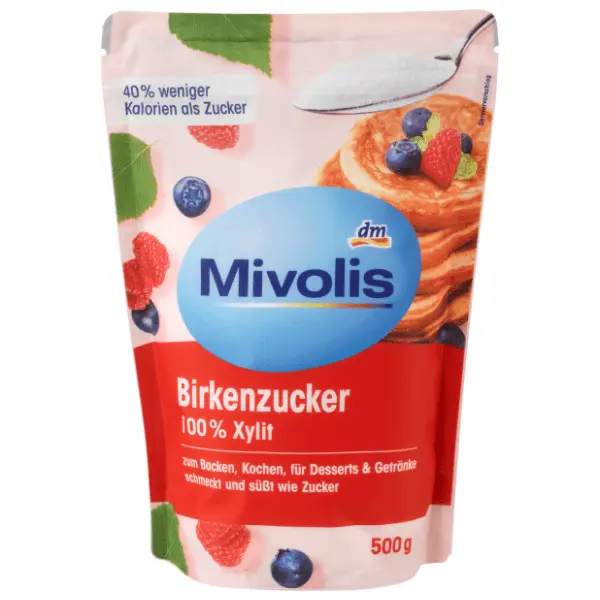 MIVOLIS stoni zaslađivač ksilitol 100% dobijen iz breze 500g 0