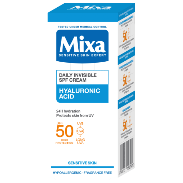 MIXA Daily invisible dnevna krema sa hijaluronom SPF50 50ml 0