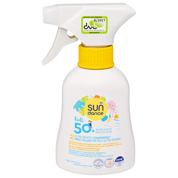 Mleko u spreju SUNDANCE Kids med ultra sensitiv SPF50+ 200ml 0