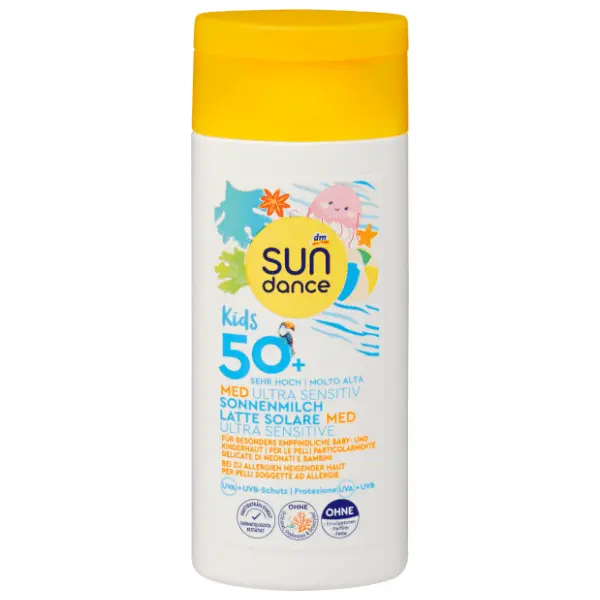 Mleko za sunčanje SUNDANCE Kids med ultra sensitiv SPF50+ 50ml 0