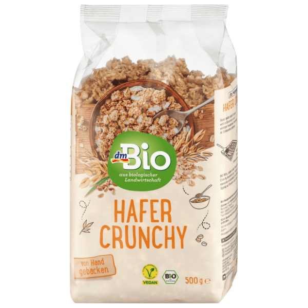 Musli DM BIO hrskavi pečeni sa ovsenim pahuljicama 500g 0