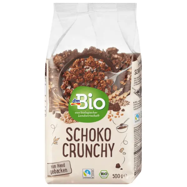 Organski musli DM BIO čokoladni crunchy 500g 0