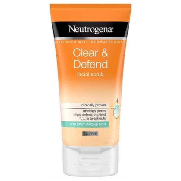 NEUTROGENA piling za lice clear & defend 150ml 0