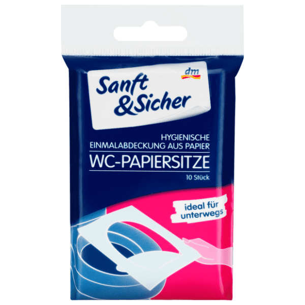 Papirna navlaka za WC šolju SANFT&SICHER 10kom 0