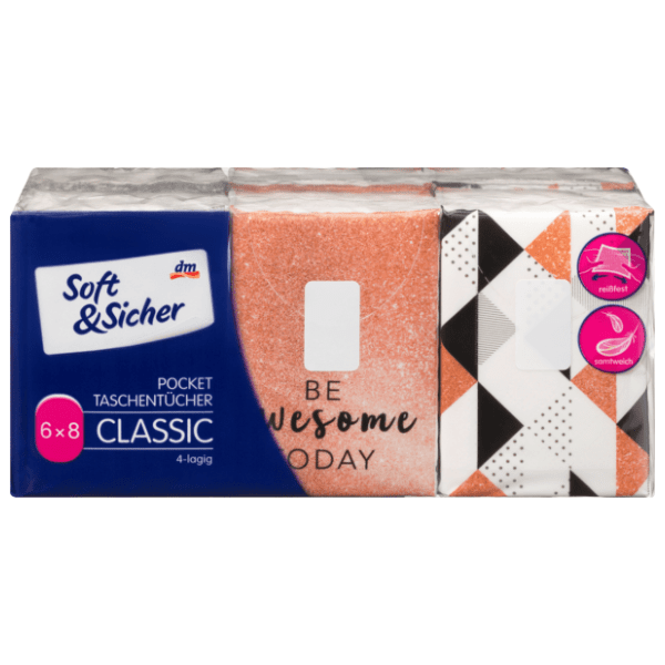 Papirne maramice SOFT&SICHER 4sloja 6kom (više vrsta) 0