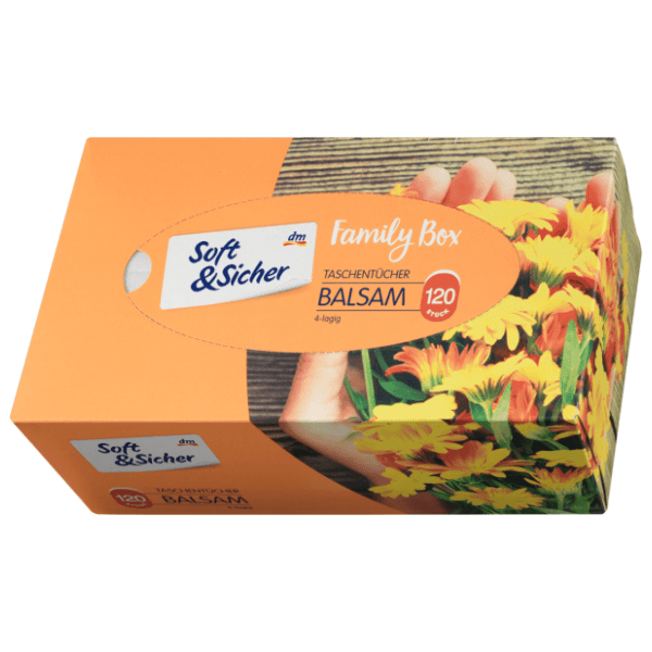 Papirne maramice SOFT&SICHER balsam kutija 4sloja 120kom 0