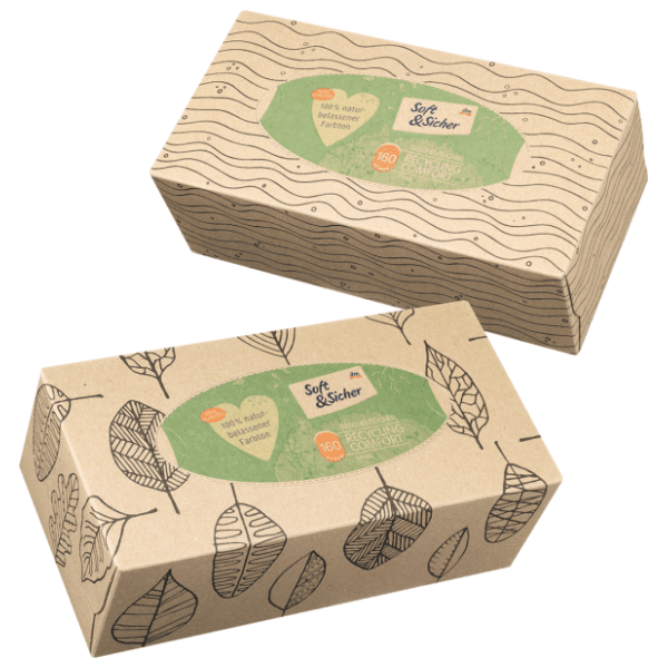 Papirne maramice SOFT&SICHER recycling comfort 3sloja 160kom 0
